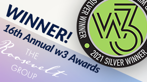 Jake Group Wins w3 Website Award!