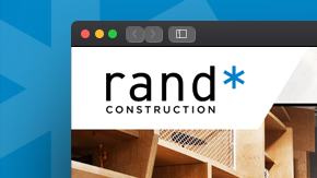 Jake Launches New Website for rand* construction